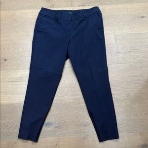 LOFT Julie Skinny Navy Blue Trousers sz 12
